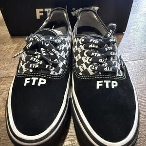Checkered Vans all over print x FTP x Vans